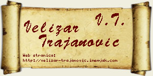 Velizar Trajanović vizit kartica